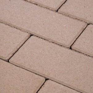 Тротуарная плитка Готика Profi Белый цемент Цвет Бежевый