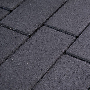 Тротуарная плитка Готика Profi Серый цемент Цвет Супер-черный