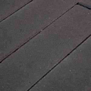 Тротуарная плитка Готика Profi Серый цемент Цвет Черный