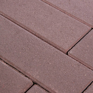 Тротуарная плитка Готика Profi Серый цемент Цвет Темно-коричневый