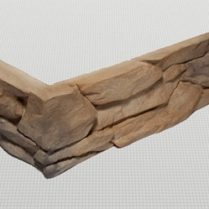 Искусственный камень Угольный пласт угол 025