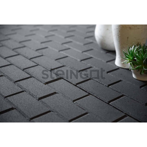 Тротуарная плитка Steingot Прямоугольник 200*100*60 Черный (верхний прокрас)