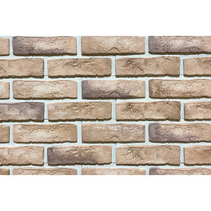 Вентилируемый фасад Конаковский кирпич с перекрытием-48