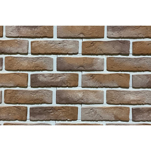 Вентилируемый фасад Конаковский кирпич с перекрытием-37