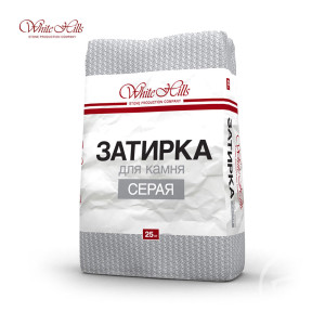 Затирка швов для камня и плитки Серая 25 кг